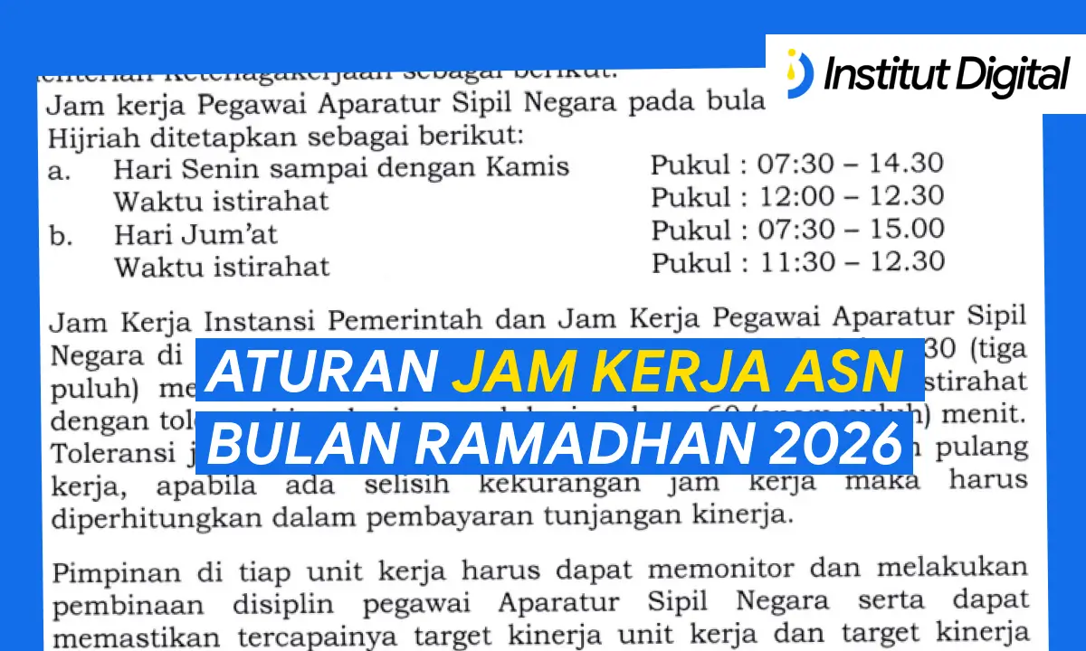 aturan jam kerja asn BULAN ramadhan 2026